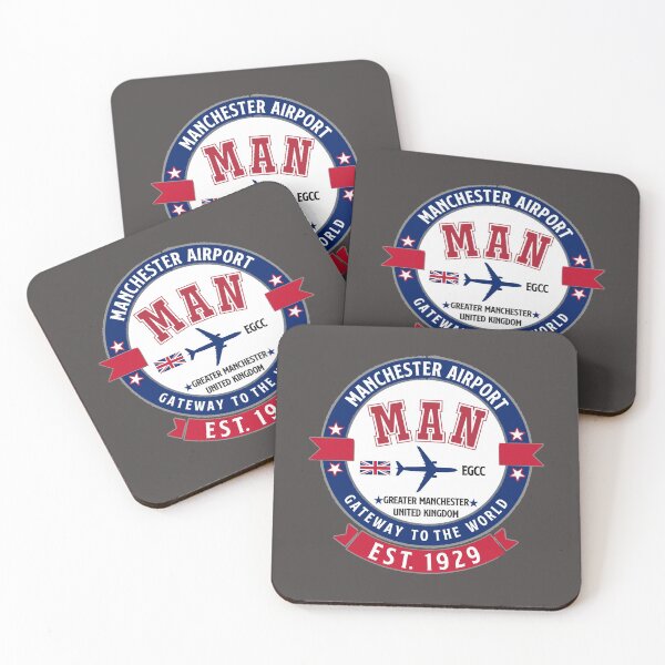 Item preview, MAN International Airport UK - Modern Vintage Style designed and sold by FouDeeziner.