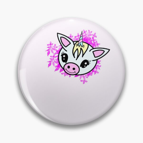 Artikelvorschau, Kleines süßes Einhorn mit hübschen rosa Blumen entworfen und verkauft von BV-creas.