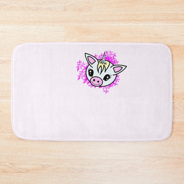 Item preview, Little cute unicorn with pretty pink flowers designed and sold by BV-creas.