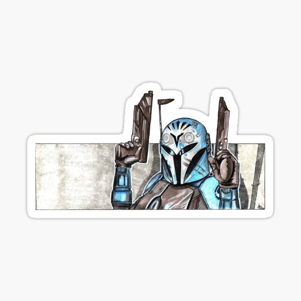 Star Wars Bo Katan Helmet logo vinyl decal sticker Paper Stickers ...