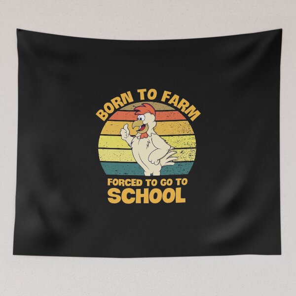 Item preview, Born to farm Forced to go to school , famring lover designed and sold by Rougierdesign.