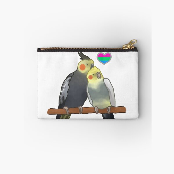Item preview, Polysexual Cuddling Cockatiels designed and sold by AdoraBirdArt.