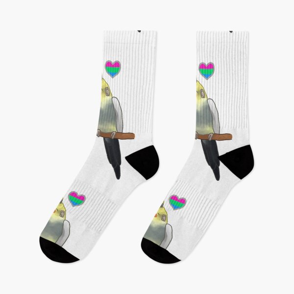 Item preview, Polysexual Cuddling Cockatiels designed and sold by AdoraBirdArt.