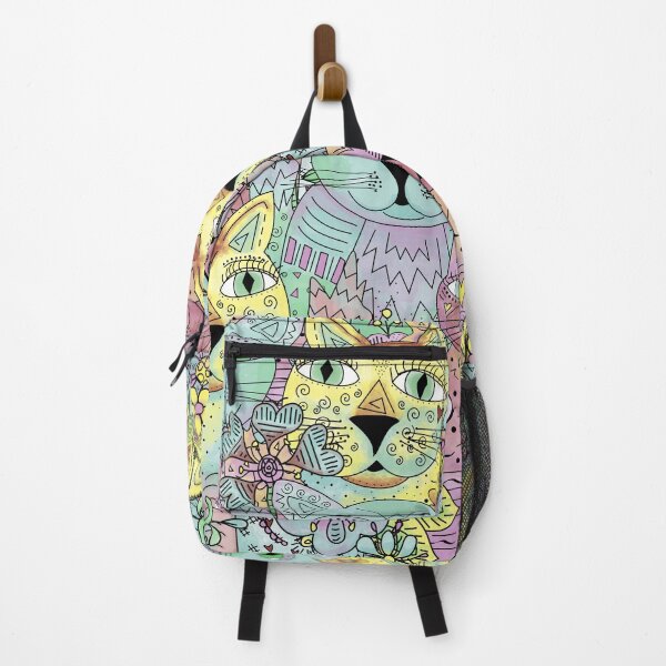Item preview, All the cats. Funky cat collage. designed and sold by LaBellCreative.