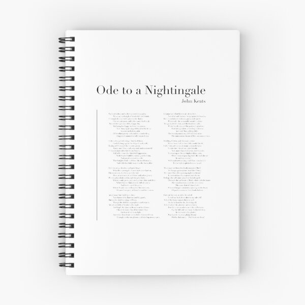 Item preview, Ode to a Nightingale by John Keats designed and sold by wisemagpie.