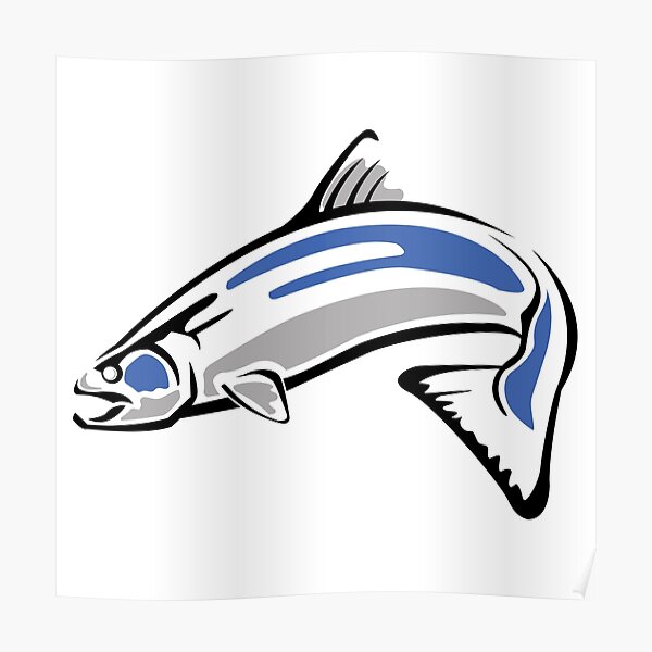 Chinook Salmon - Updated - Fish #1 Poster
