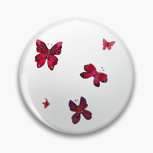 Item preview, Five Red Butterflies designed and sold by AvalonUnmuzzled.