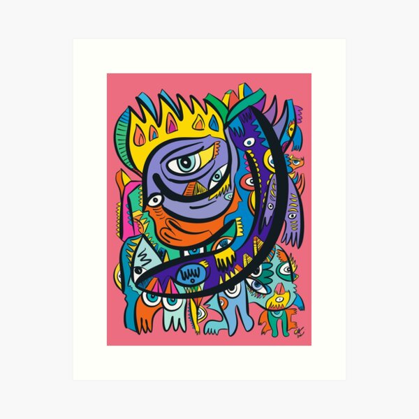 Item preview, Aztec Mystic Graffiti Art Design by Emmanuel Signorino  designed and sold by Emmanuel Signorino.