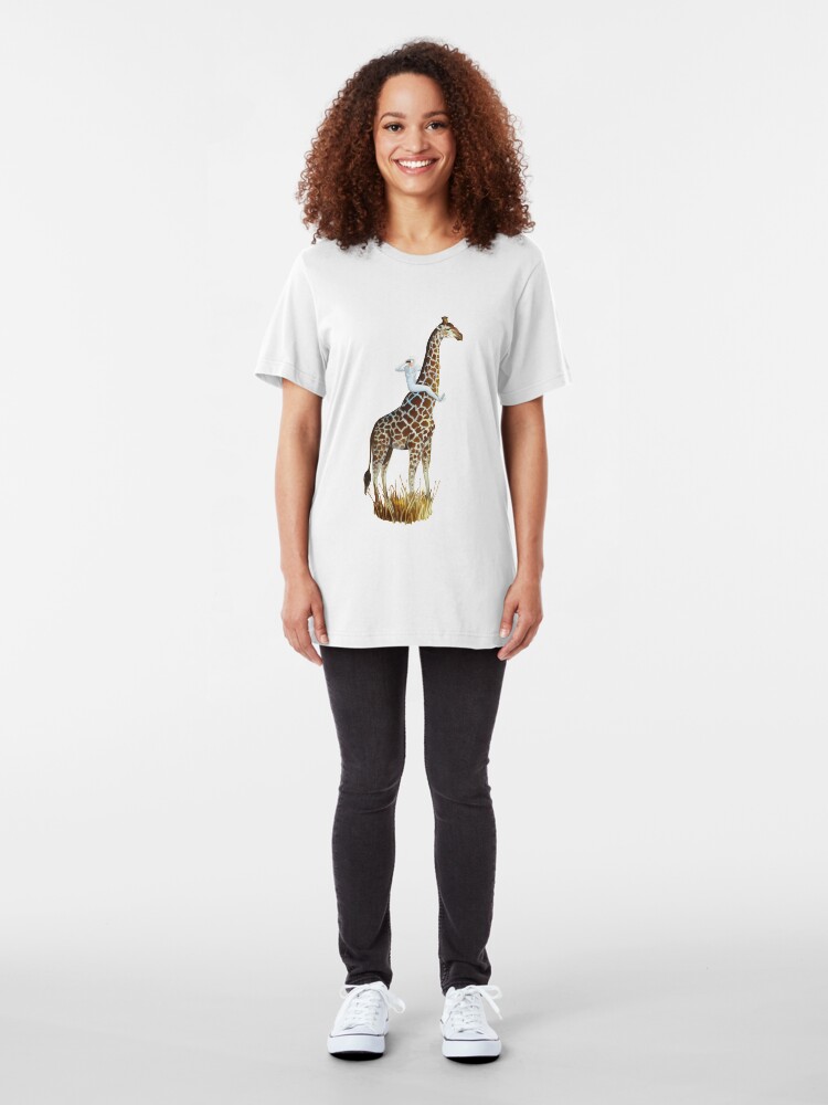 Alternate view of Lookout | Digital Illustration Slim Fit T-Shirt