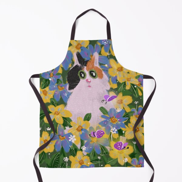Item preview, Poes in a flower field designed and sold by Dyomina.