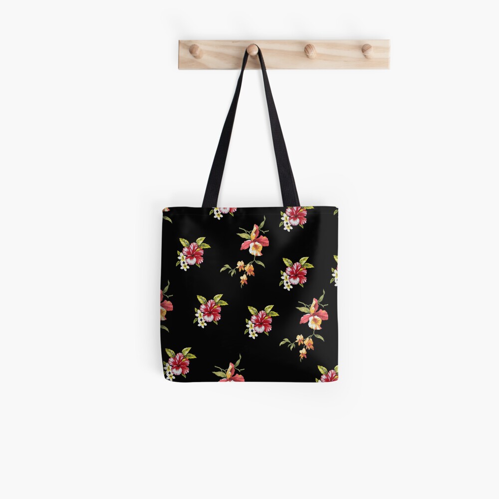 floral print tote bag