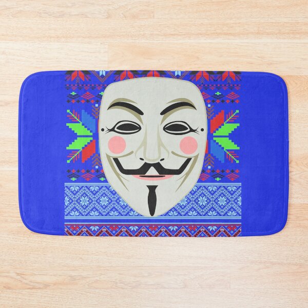 Item preview, Anonymous Mask Christmas Jumper Style Hacker Protest Million Mask March Freedom Design designed and sold by KayelBee.