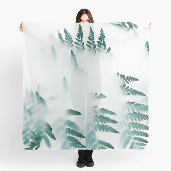 Abstract blur leaves Scarf