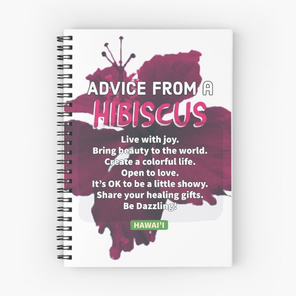 Item preview, Advice from a Hibiscus in white background designed and sold by GiganticSale.
