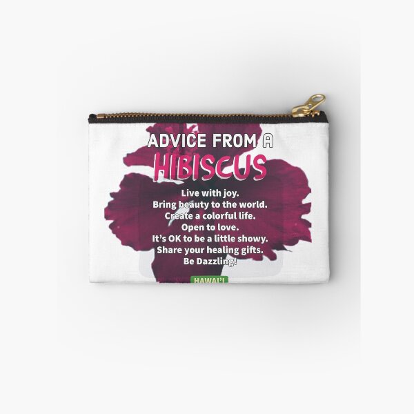 Item preview, Advice from a Hibiscus in white background designed and sold by GiganticSale.