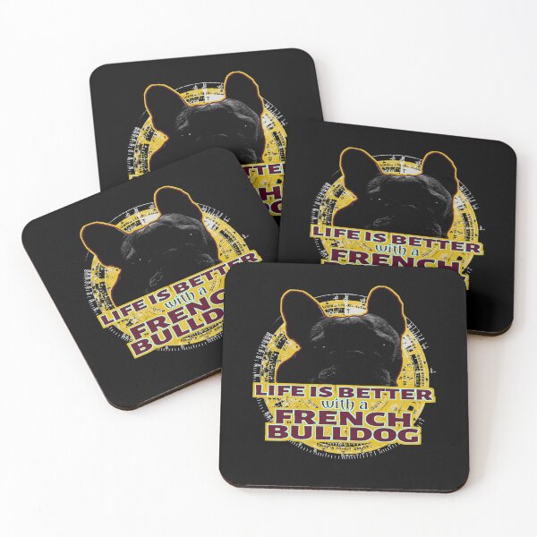 Item preview, Funny super saying French Bulldog, life is better with a French Bulldog designed and sold by vibeno1.