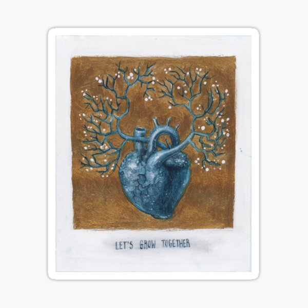 Let's Grow Together Sticker