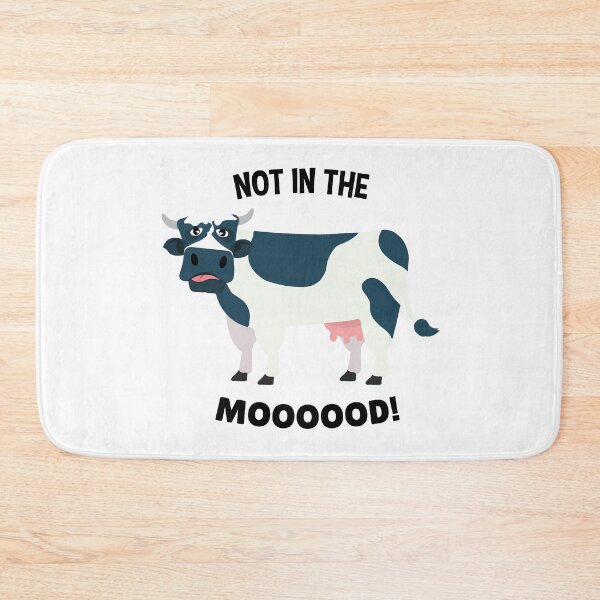 Item preview, Not in the Mood Funny Cow designed and sold by artado.