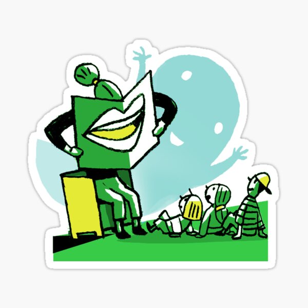 Buch lesen Sticker
