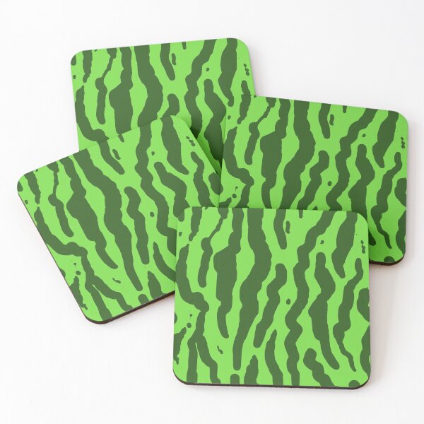 Item preview, Green zebra stripes designed and sold by dovedesign.
