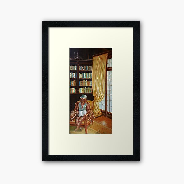 Rebob Reading Framed Art Print