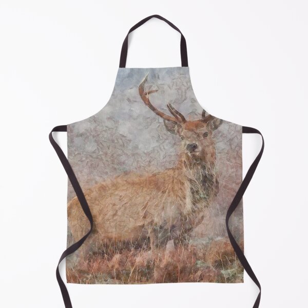 Item preview, Majestic Stag Watercolor Wildlife Art designed and sold by taiche.