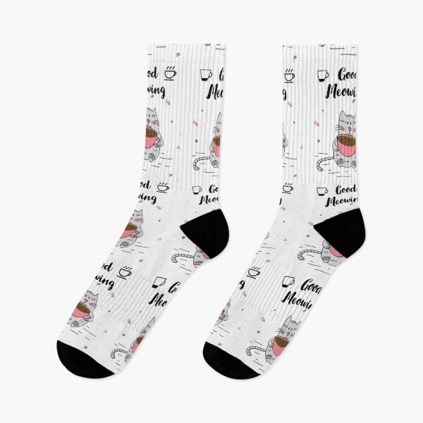 Item preview, Cat and Coffee Lovers - Funny and Cute - Good Meowing  designed and sold by mprakash100.