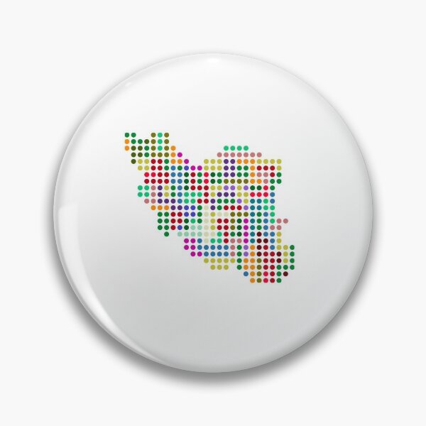 Item preview, Dotted Iran Map designed and sold by amision.