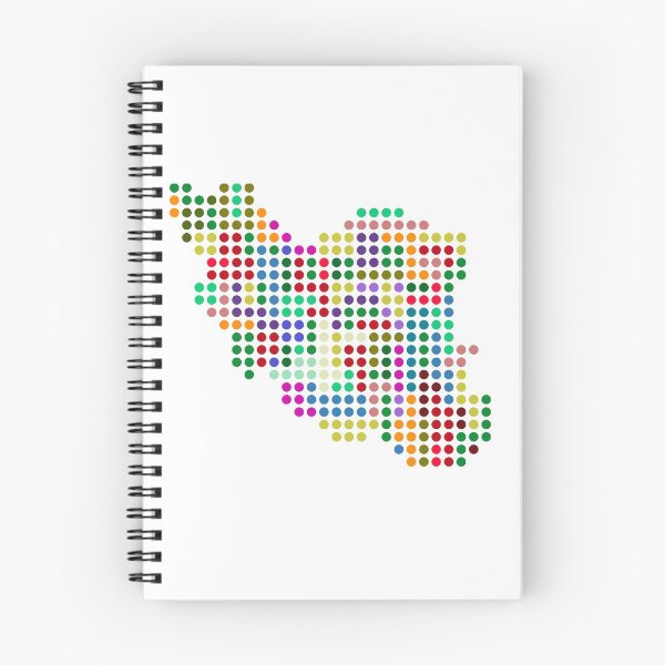 Item preview, Dotted Iran Map designed and sold by amision.