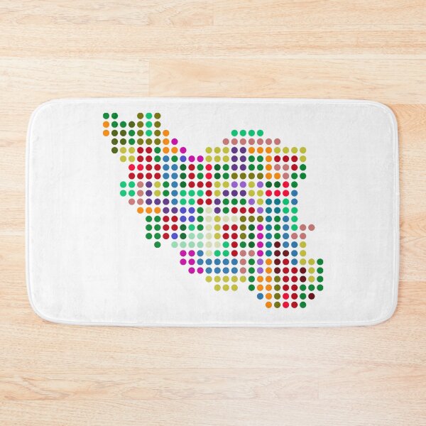 Item preview, Dotted Iran Map designed and sold by amision.