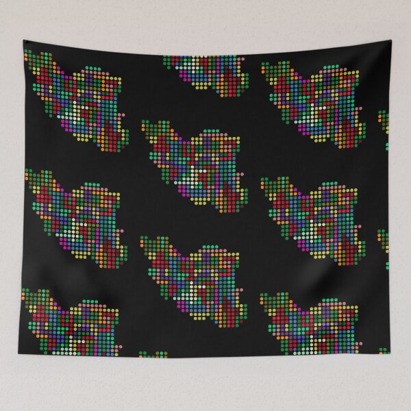 Item preview, Dotted Iran Map designed and sold by amision.