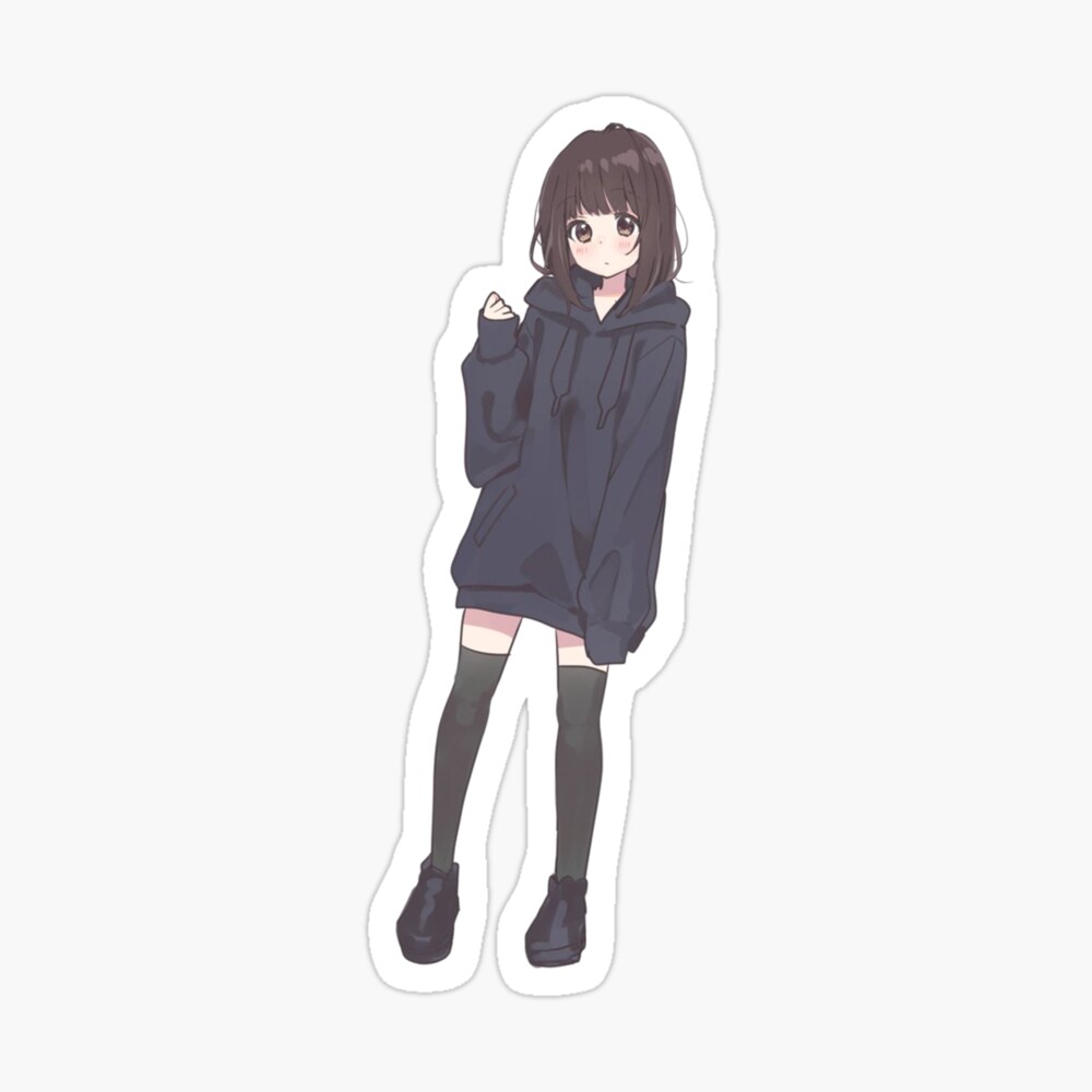 Anime girl shy T-shirts cute and funny Anime girl shy T-shirts cute and funny