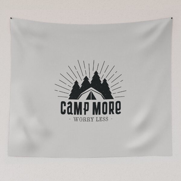 Item preview, Camp More Worry Less designed and sold by Mriganka Gogoi.