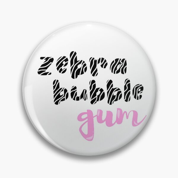 Item preview,  zebra bubble gum,white is the new black designed and sold by amine-HCH.