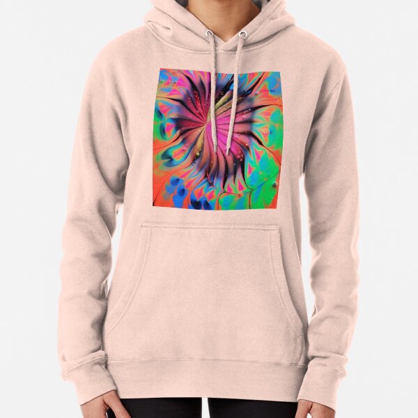 fluro pink hoodie