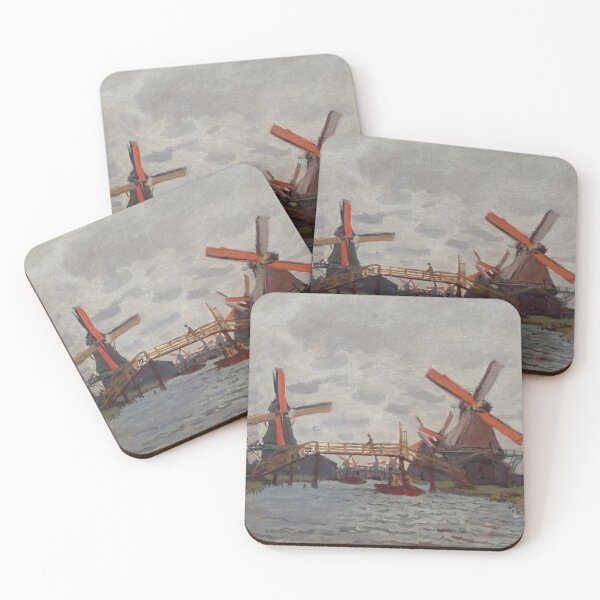Item preview, Claude Monet - Windmills near Zaandam (Moulins à Westzijderveld près de Zaandam) (1871) designed and sold by HistoryRestored.