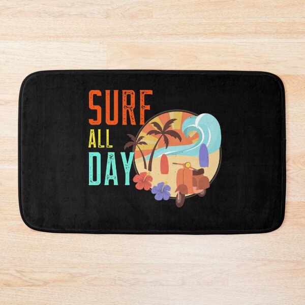 Item preview, Retro Vintage Surf all Day  designed and sold by SKilner.