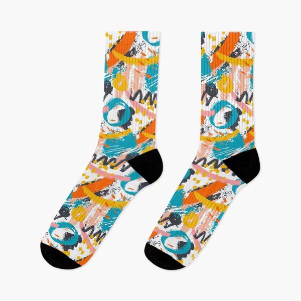 Item preview, Paintbrush abstract pattern designed and sold by tridentfoundry.