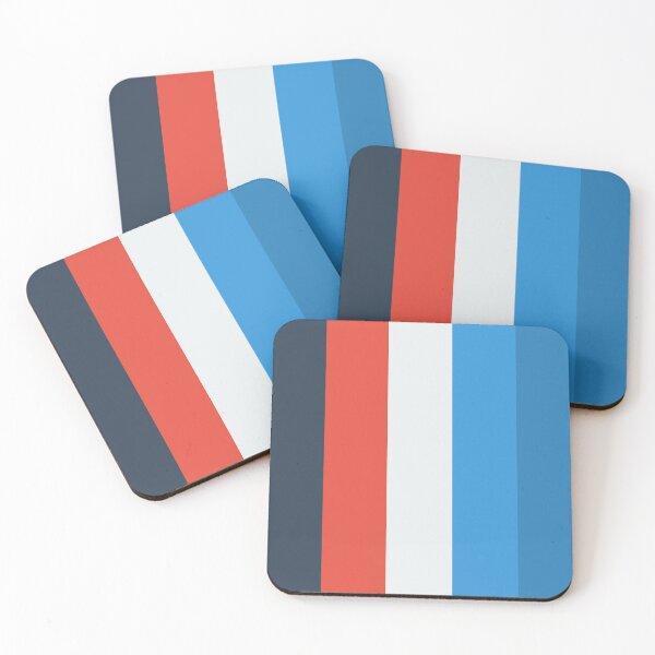 Item preview, Pretty Vertical Stripes in red white blue designed and sold by Thecolorschemer.
