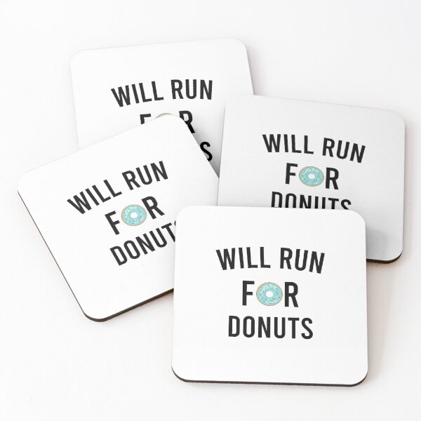 Item preview, Will Run for Donuts / Funny Runner Gift designed and sold by Chamssou.