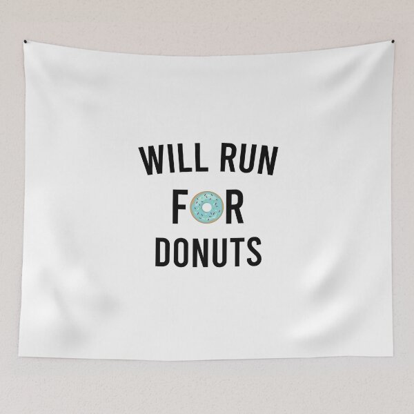Item preview, Will Run for Donuts / Funny Runner Gift designed and sold by Chamssou.