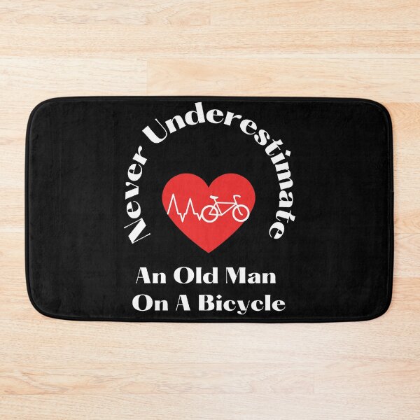 Item preview, Never Underestimate An Old Man On A Bicycle designed and sold by dacdibac.