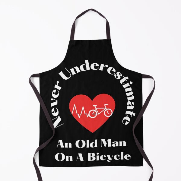 Item preview, Never Underestimate An Old Man On A Bicycle designed and sold by dacdibac.