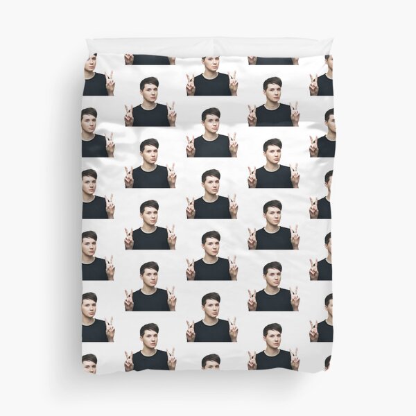 Dan Howell Hand Quotes Duvet Cover