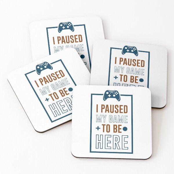 Item preview, I Paused My Game to be Here designed and sold by yassiny.