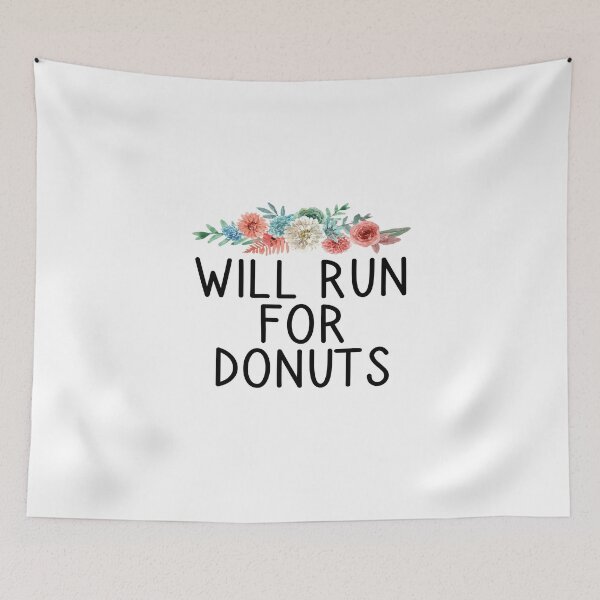 Item preview, Will Run for Donuts / Funny Runner Gift designed and sold by Chamssou.