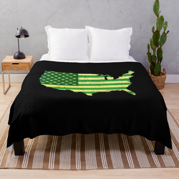 Item preview, USA Marijuana Flag Marijuana Flag designed and sold by Nikkidesaeger.
