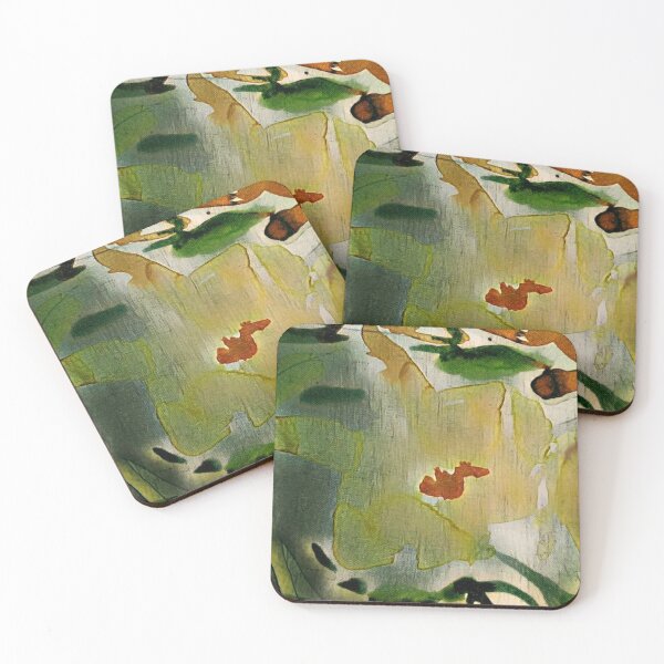 Item preview, Green Abstract Modern Art Random Pattern for Cushion, Dresses etc designed and sold by KALEIDOSCOPE UK.