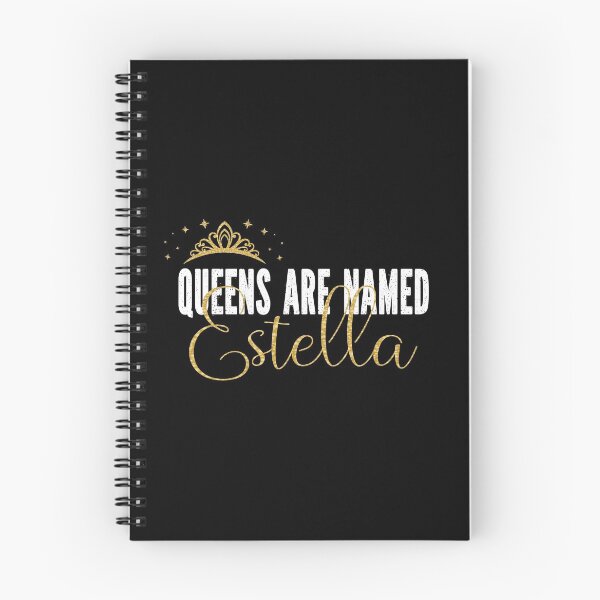 Item preview, Queens Are Named Estella Personalized First Name Girl graphic designed and sold by Grabitees.