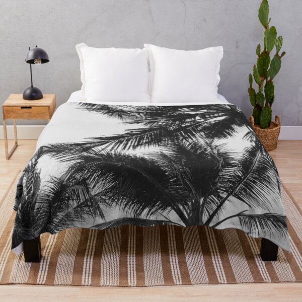 Item preview, Palm Sky Black & White Photography designed and sold by HintofNature.